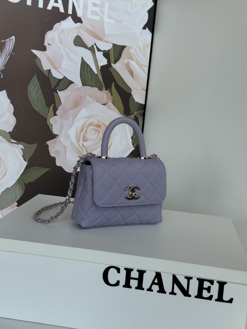 Ch**el top handle bags